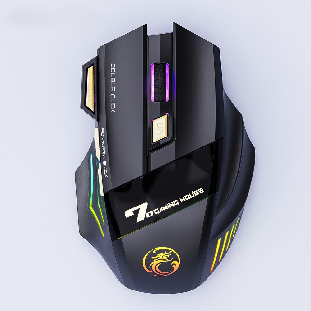 Mouse Gamer GW-X7 RGB inalámbrico